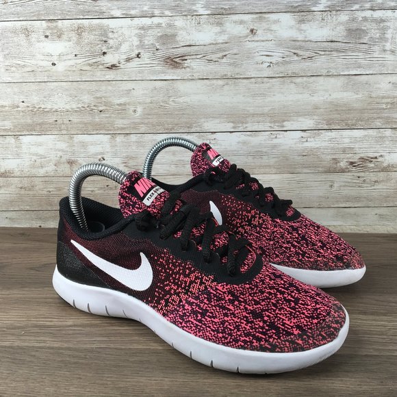 nike flex contact pink and black